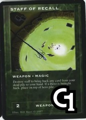 Staff of Recall